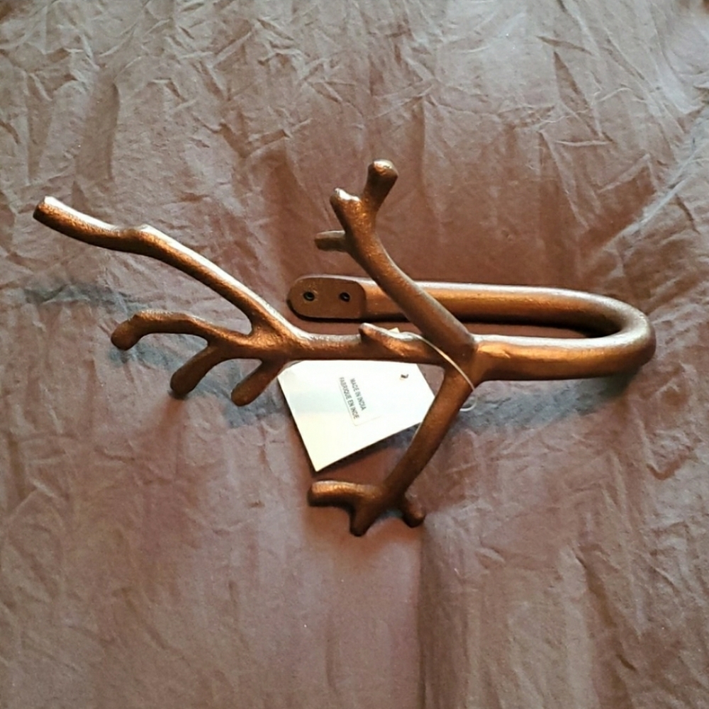 Brass Branch Curtain Tieback
